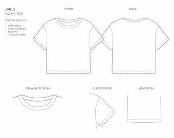 Custom 4th of July Evie Boxy Tee