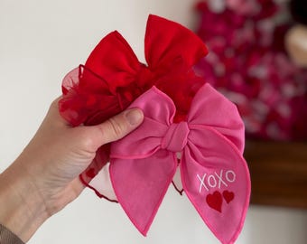 Set of 3 Medium Fable Bows Set, Bow Hair Clip, Barrette Hair Clip