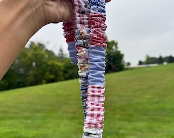 Faux Patchwork Lanyards & Wristlets