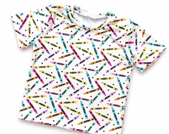 Custom Back to School Evie Boxy Tee