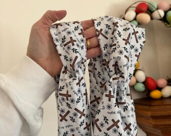 Crosses Headband,  Brynnbands, Soft Headband, Turban Headband, Twisted Headband, Easter Headband, Easter Basket Stuffer, Gifts for Girls