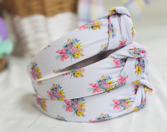 Floral Bouquets Headband, Hard Headband, Easter Headband, Easter Basket Gifts, Hard Headband, Brynnbands
