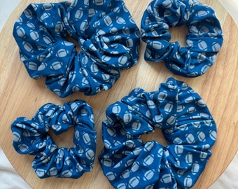 Blue & Grey Scrunchies, Headband, Brynnbands, Hard Headband, Knotted Headband, Fall Scrunchies, Fall Hair