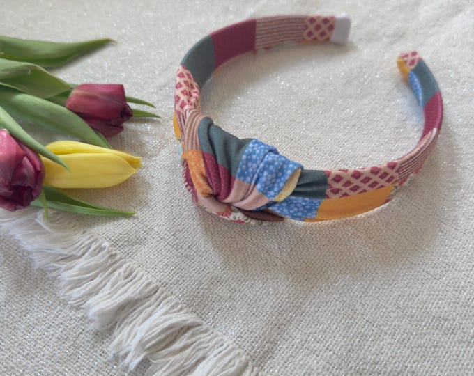 Featured listing image: String Cheese, Patchwork Headband