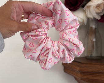 Heart Pencils Scrunchie: Back to School Hair Accessory