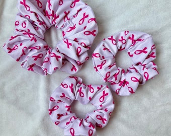 Breast Cancer Ribbons, Breast Cancer Ribbon, Cancer Ribbon Scrunchies, Fundraiser, Brynnbands, Fall Scrunchies, Fall headbands
