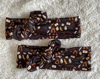 Burgundy HP BrynnBow, Bow Headband, Tied Headband, Tied On Headband, Brynnbands