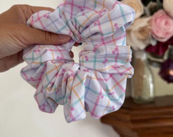 Cherry Scrunchie, Oversized Scrunchie, Jumbo Scrunchie, Brynnbands, Scrunchie