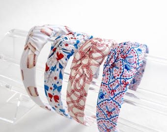 Baseball Headbands, Knotted Headband, Brynnbands