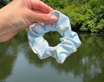 Lemon Swim Scrunchie, Oversized Scrunchie, Jumbo Scrunchie, Brynnbands, Swimsuit Scrunchie, Pool Scrunchie