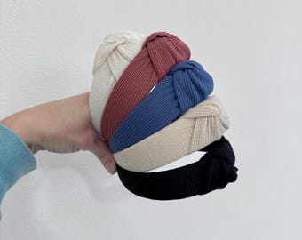 Thermal Headbands, Top Knot Headband, Hard Headband, Flexible Headband, Brynnbands, Knotted Headband, Fall Headbands