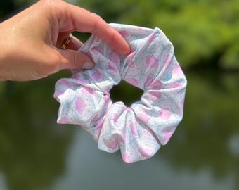 Seashells Swim Scrunchie, Oversized Scrunchie, Jumbo Scrunchie, Brynnbands, Swimsuit Scrunchie, Pool Scrunchie