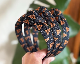 Hawks Headband Top Knot, School Spirit Headband, Brynnbands, Hard Headband, Knotted Headband, Fall Hair