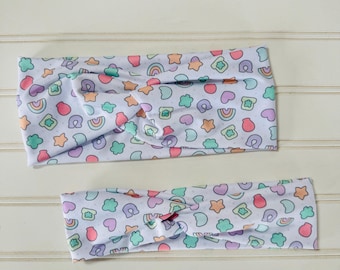 Lucky Charms Headband,  Brynnbands, Soft Headband, Turban Headband, Twisted Headband