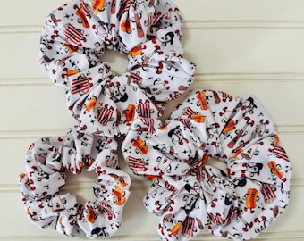 Baseballs Scrunchie, Baseball Scrunchie, Soft Scrunchie, Brynnbands, Hair Scrunchie, Take me Out to the Ballgame