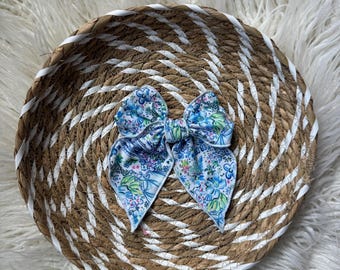 White Cindy, Fable Bows, Bow Hair Clip, Barrette Hair Clip, Soft Hair Clip, Magical Clip, Barrette, Brynnbands