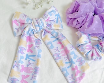 Pastel Bows, Bow Hair Clip, Barrette Hair Clip, Soft Hair Clip, Easter Bows, Barrette, Brynnbands