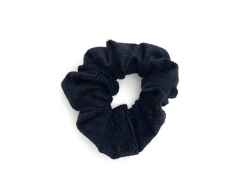 Black jumbo Corduroy Scrunchie, Corduroy Scrunchy, Brynnbands, Corduroy Scrunchie, Hair Tie, Corduroy Scrunchy,