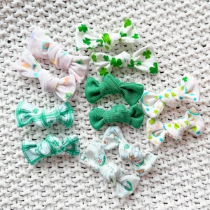 Set of 2 Piggies, Baby Hair Piggies, Pigtail Bows, Alligator Clip Bows, Brynnbands, Bows, Girly Bows