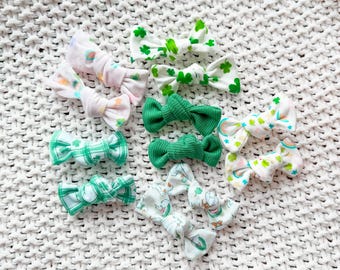 Set of 2 Piggies, Baby Hair Piggies, Pigtail Bows, Alligator Clip Bows, Brynnbands, Bows, Girly Bows