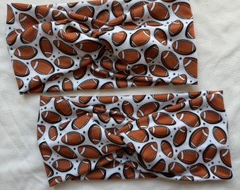 Football Stars Headband, School Spirit Headband, Brynnbands, Turban Style Headband, Soft Headband