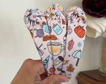 I'm an Autumn, Girls  Top Knot Headband, Brynnbands, Hard Headband, Knotted Headband, Top Knot, Top Knot Headband, Knot Headband,