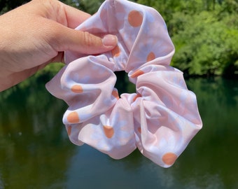 Daisy SWIM Scrunchie, Oversized Scrunchie, Jumbo Scrunchie, Brynnbands,, 90s Scrunchie, Pool Scrunchie