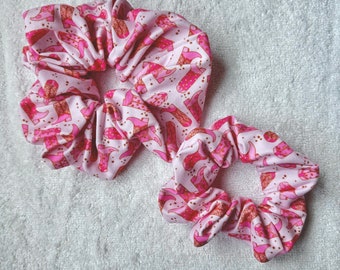 Cowgirl Boots Scrunchies, Nashville Party Scrunchie, Springtime Scrunchie, Soft Scrunchie, Brynnbands, Fabric Hair Tie, Boots Scrunchie