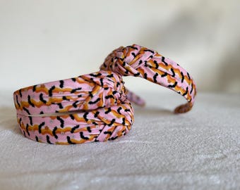 Retro Bats Headband, Halloween Headbands, Pumpkin Headbands, Top Knot Headband, Brynnbands, Hard Headband, Knotted Headband, Fall Hair