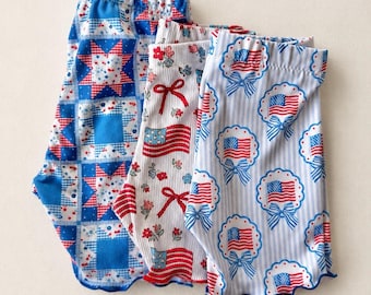 Custom 4th of July Ruffled Bikers