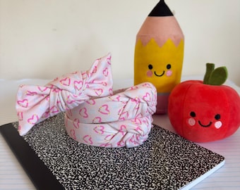 Heart Pencils, Back to School Headband,  Teacher Headband