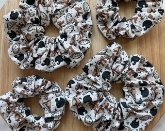 Neutral Football Scrunchie, Friday Night Lights Scrunchie, Fall Scrunchie, Soft Scrunchie,  Brynnbands,Fall Scrunchies