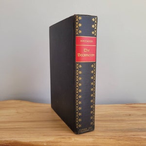 Vintage Antique Art Deco 1930 Boccaccio The Decameron Illustrated Book / Garden City Publishing / Richard Adlington / Jean de Bosschere