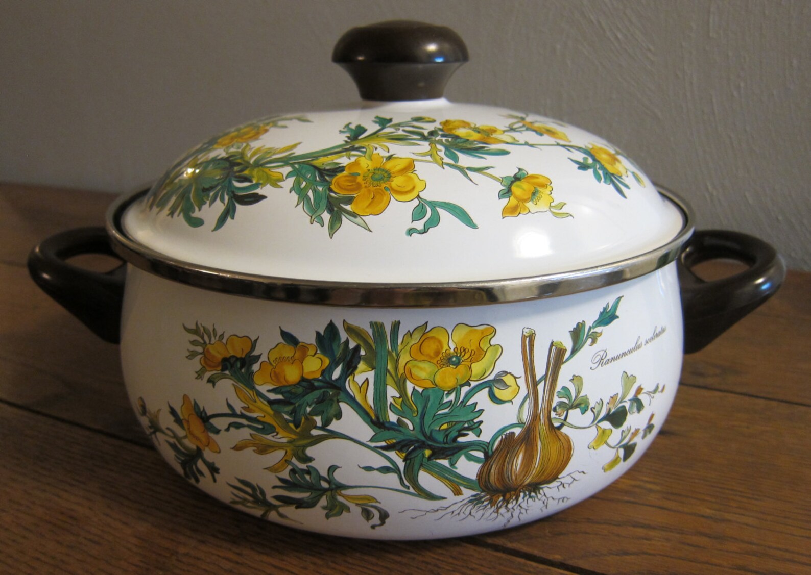 Vintage Villeroy & Boch Botanika Enameled Metal Cookware Set Etsy