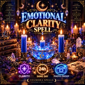 Emotional Healing Spell, Communication Spell, Peace & Clarity Ritual, Emotional Balance, Calm Energy, Relationship Harmony, Self Love