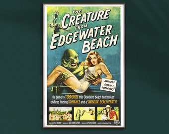 Creature from Edgewater Beach Poster 12"x18"
