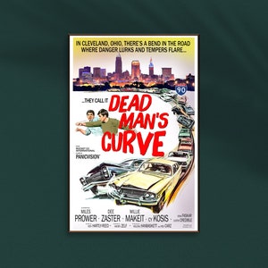 Dead Man's Curve Poster - 12"x18"