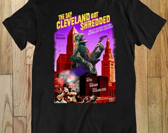 Godzilla in Cleveland - The Day Cleveland Got Shredded - Unisex T-shirt