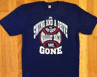 Swing and a Drive Way Back and Gone Shirt | Cleveland Baseball Tee