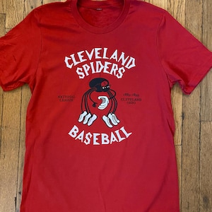 Cleveland Spiders Baseball T-shirt: Vintage Team History
