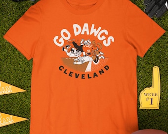 Cleveland Browns Football T-shirt - Go Dawgs