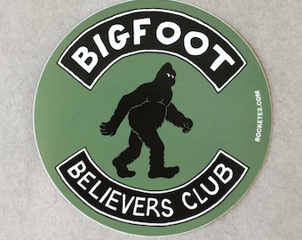 Bigfoot Believers Club 3" Vinyl Sticker
