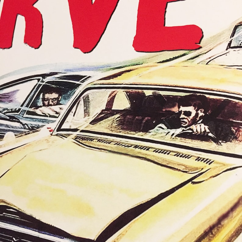 Dead Man's Curve Poster 12x18 Etsy