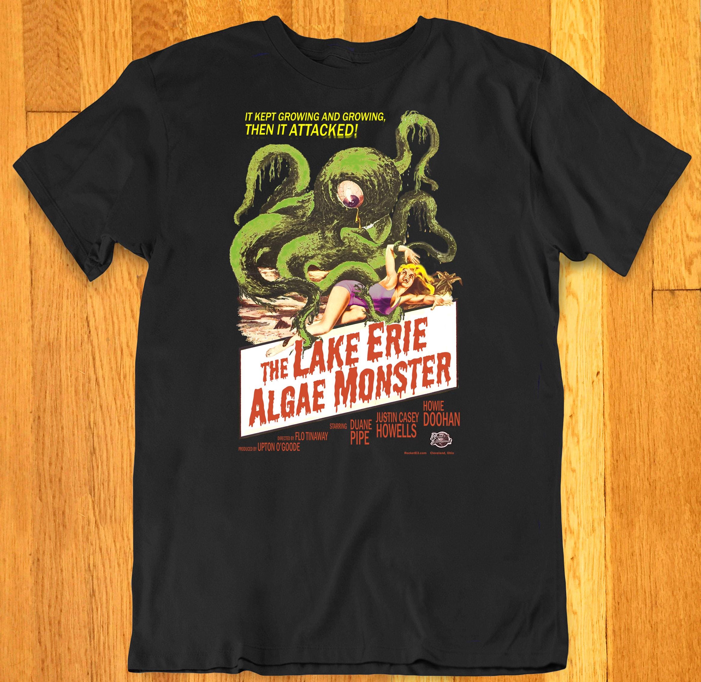 Lake Erie Algae Monster T-shirt - Etsy