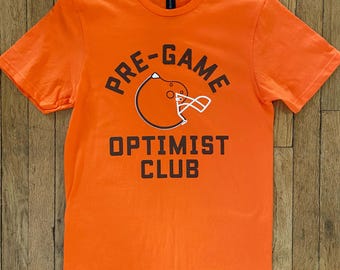 Pregame Optimist Club T-shirt for Cleveland Browns Fans