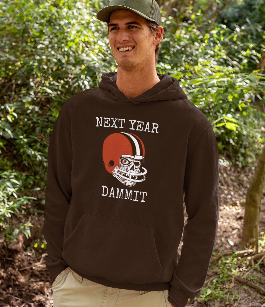 Cleveland Browns Football Hoodie Sweatshirt, Next Year Dammit - Main Image