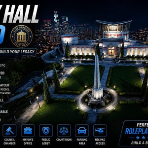 City Hall| Fivem mlo | Mlo | Optimized| Roleplay | High quality|