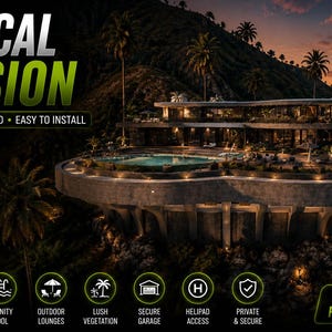 Tropical Mansion| Fivem mlo | Mlo | Optimized| Roleplay | High quality|