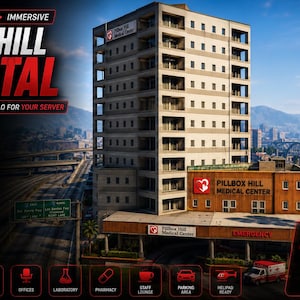 Pillbox Hospital| Fivem mlo | Mlo | Optimized| Roleplay | High quality|