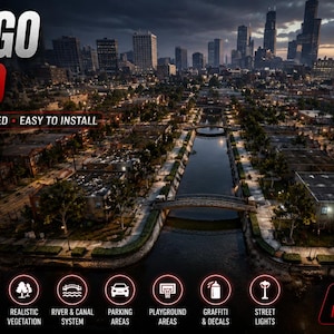 Chicago Hood| Fivem mlo | Mlo | Optimized| Roleplay | High quality|